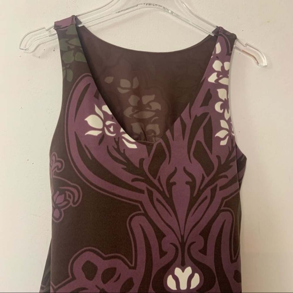 Athleta V Neck Built In Bra Activewear Tank 34DD - Picture 4 of 12